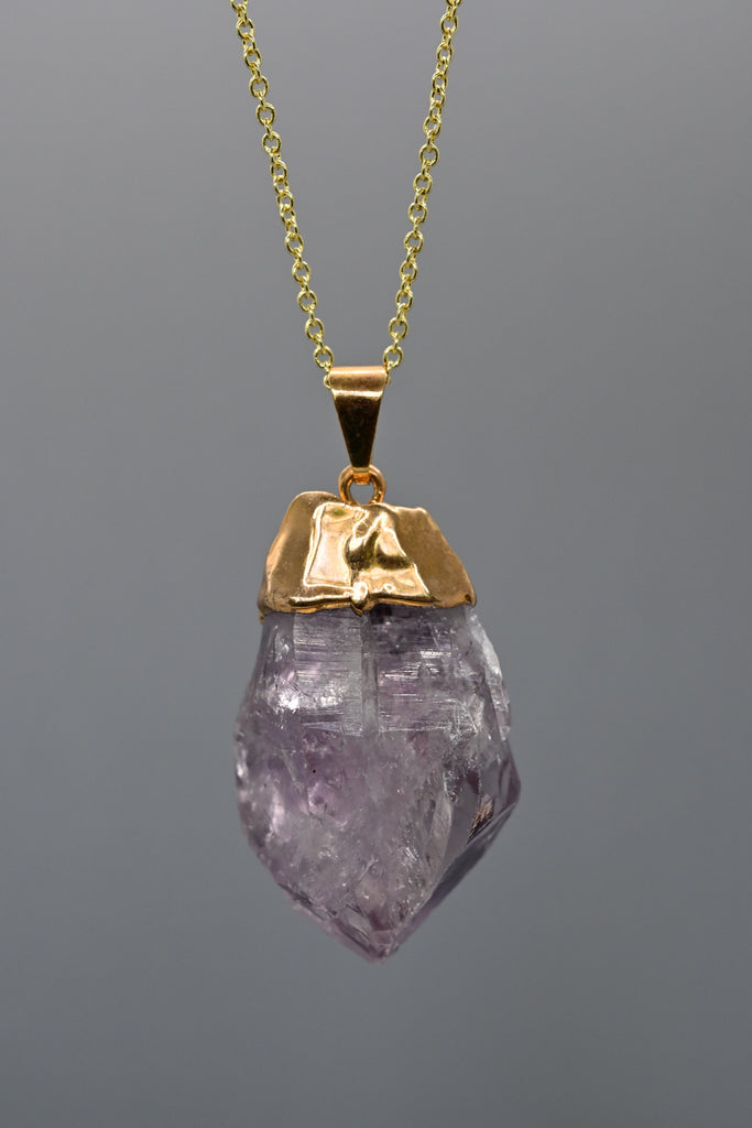 Amethyst Pendant Necklace