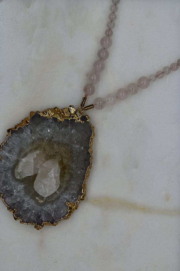 Amethyst Stalactite Necklace