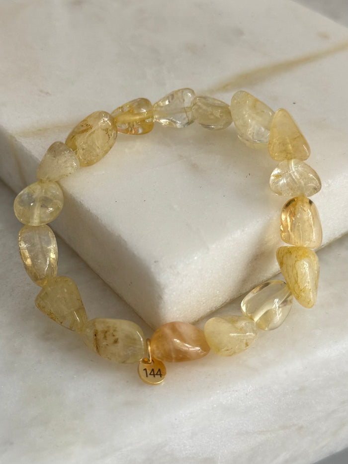 Citrine Nugget 144 Bracelet