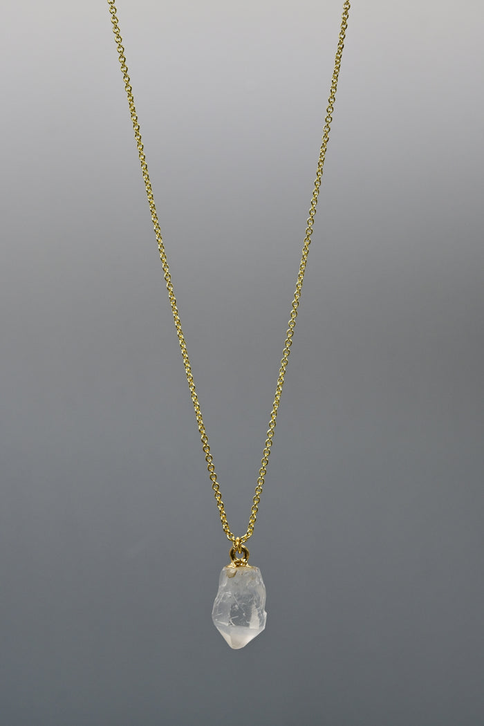 Mini Quartz Pendant Necklace