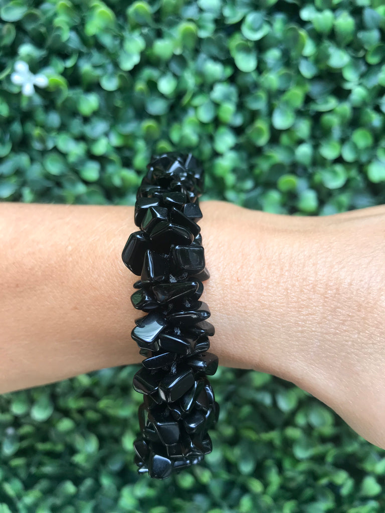 Black Obsidian Cuff