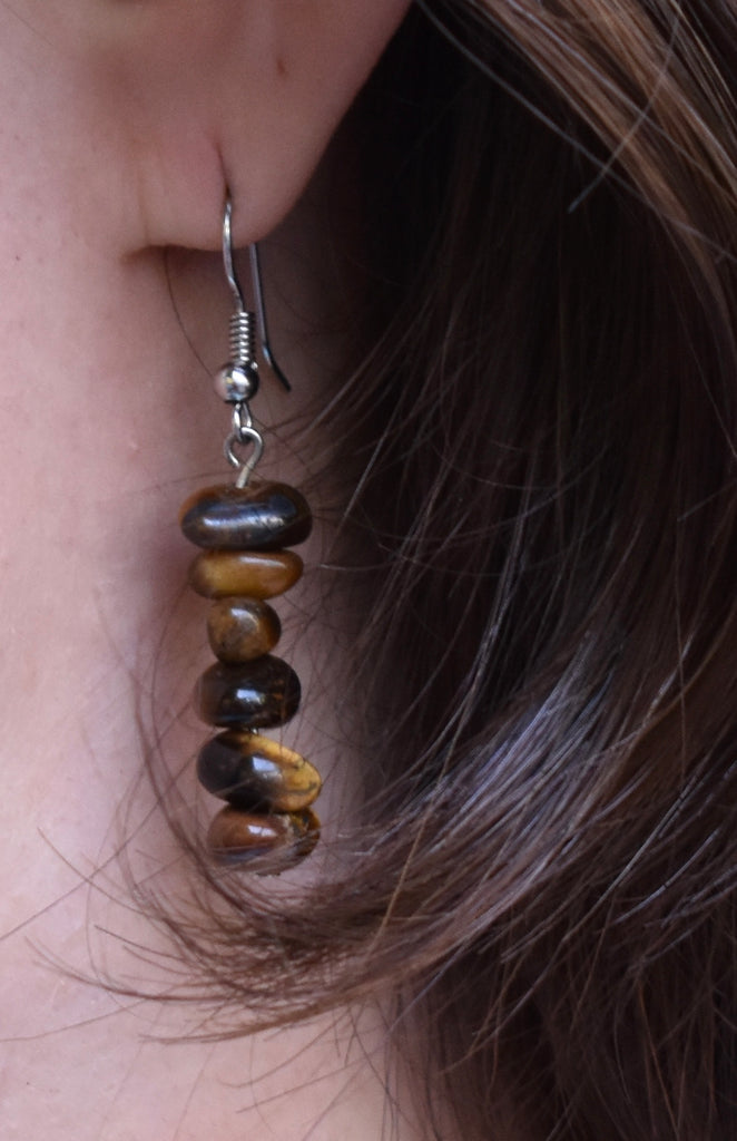 Tiger Eye Earrings